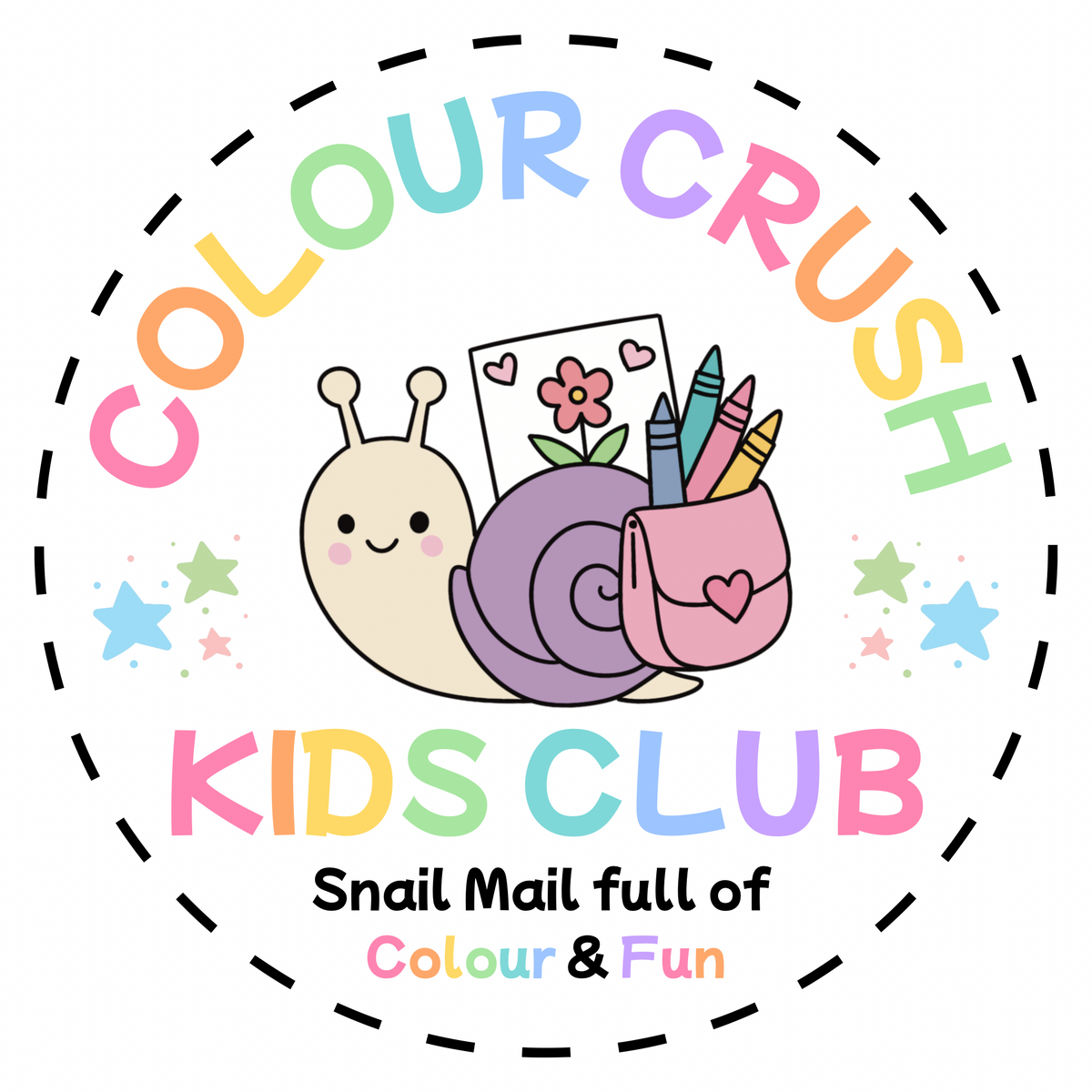 Snail Mail Colouring Club