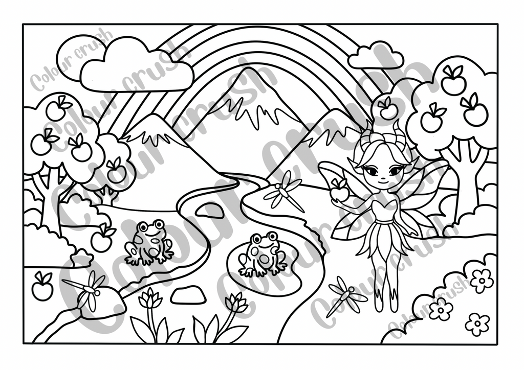 Fairyland Colouring Book