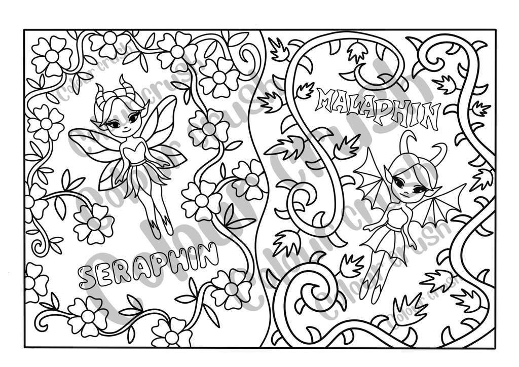 Fairyland Colouring Book