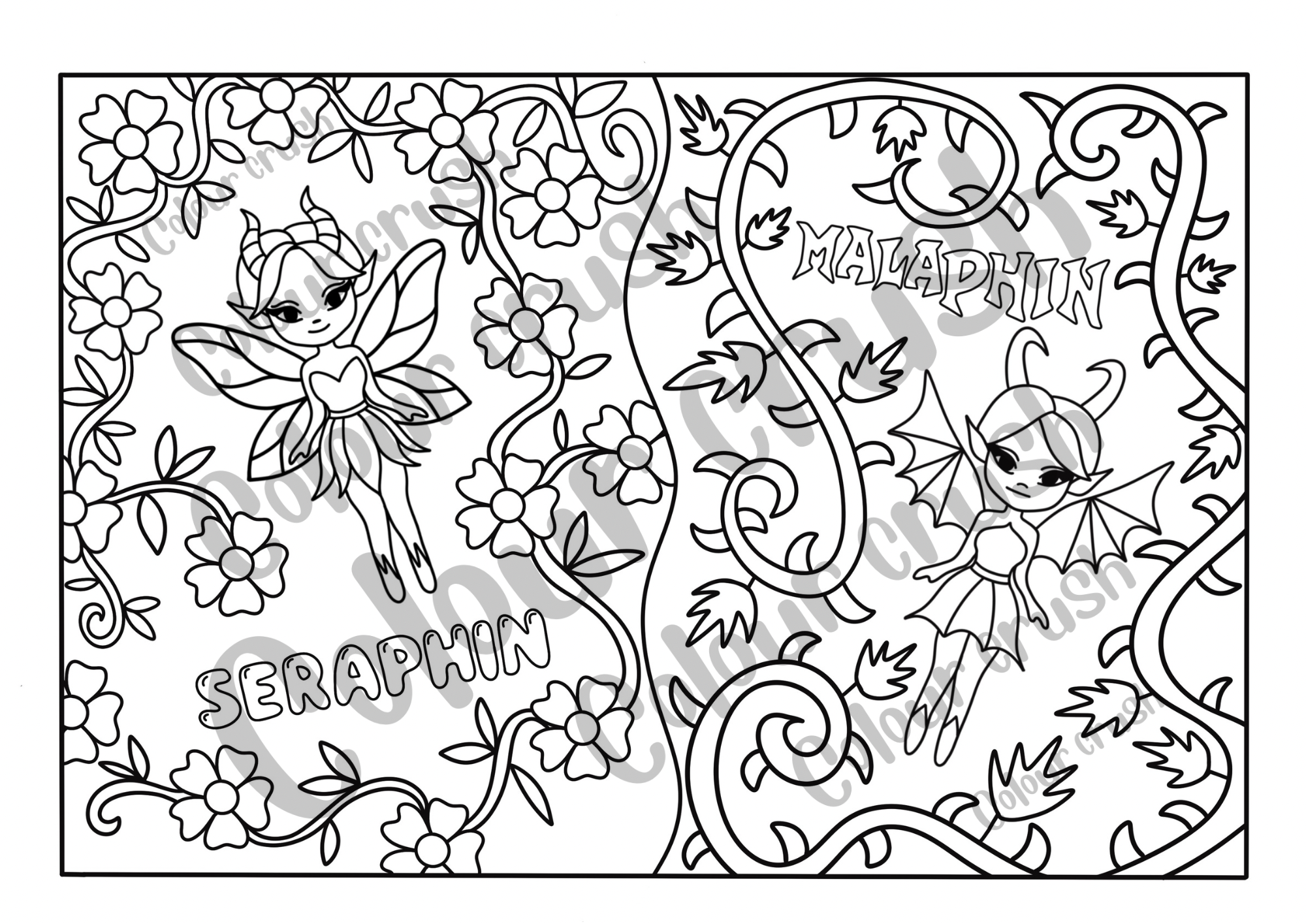 Fairyland Colouring Book