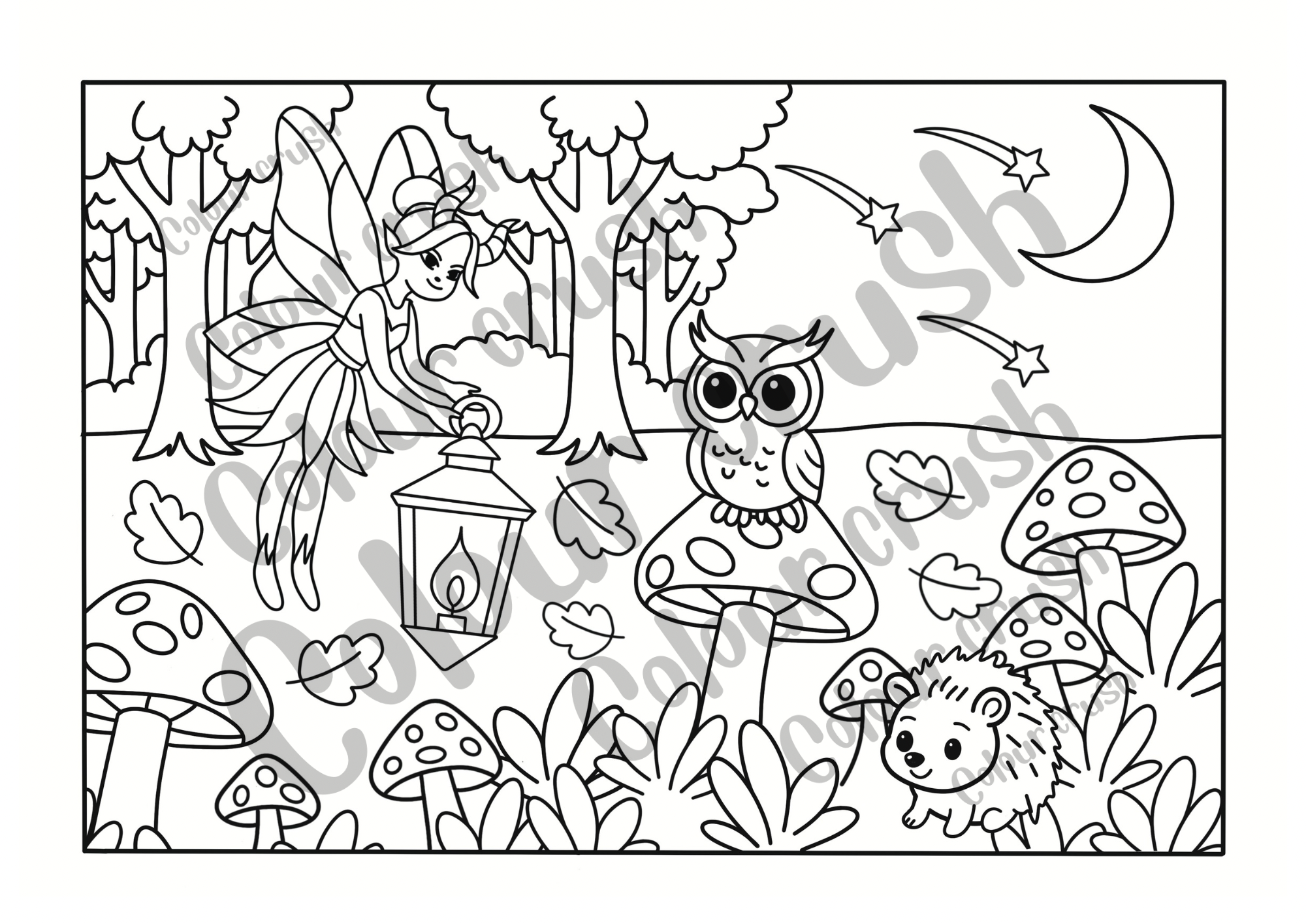 Fairyland Colouring Book