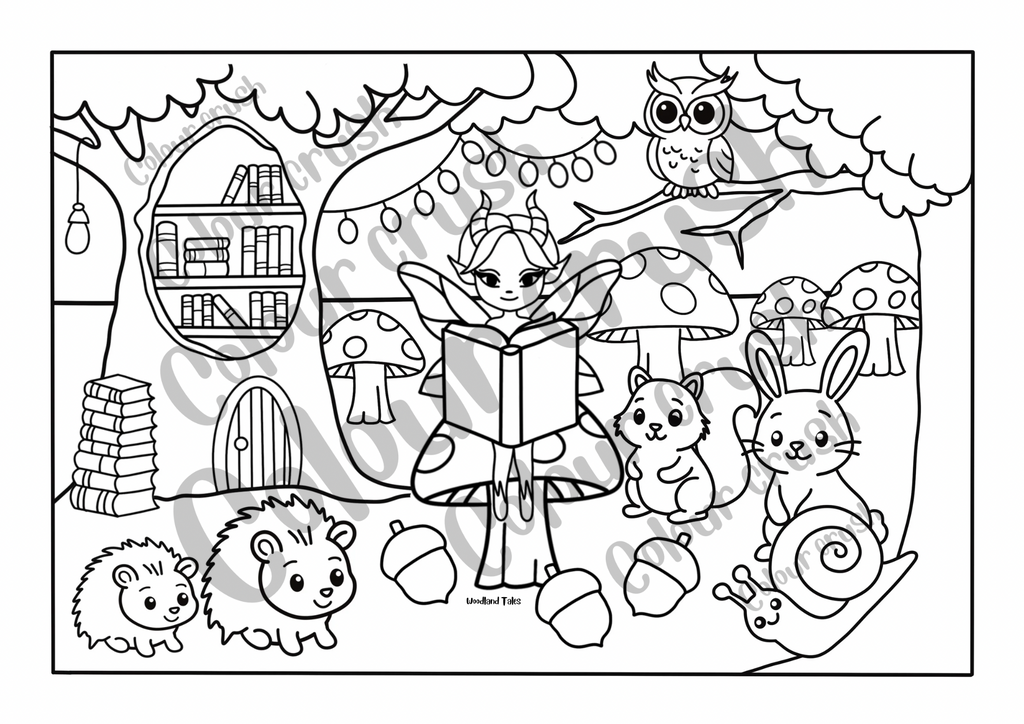 Fairyland Colouring Book