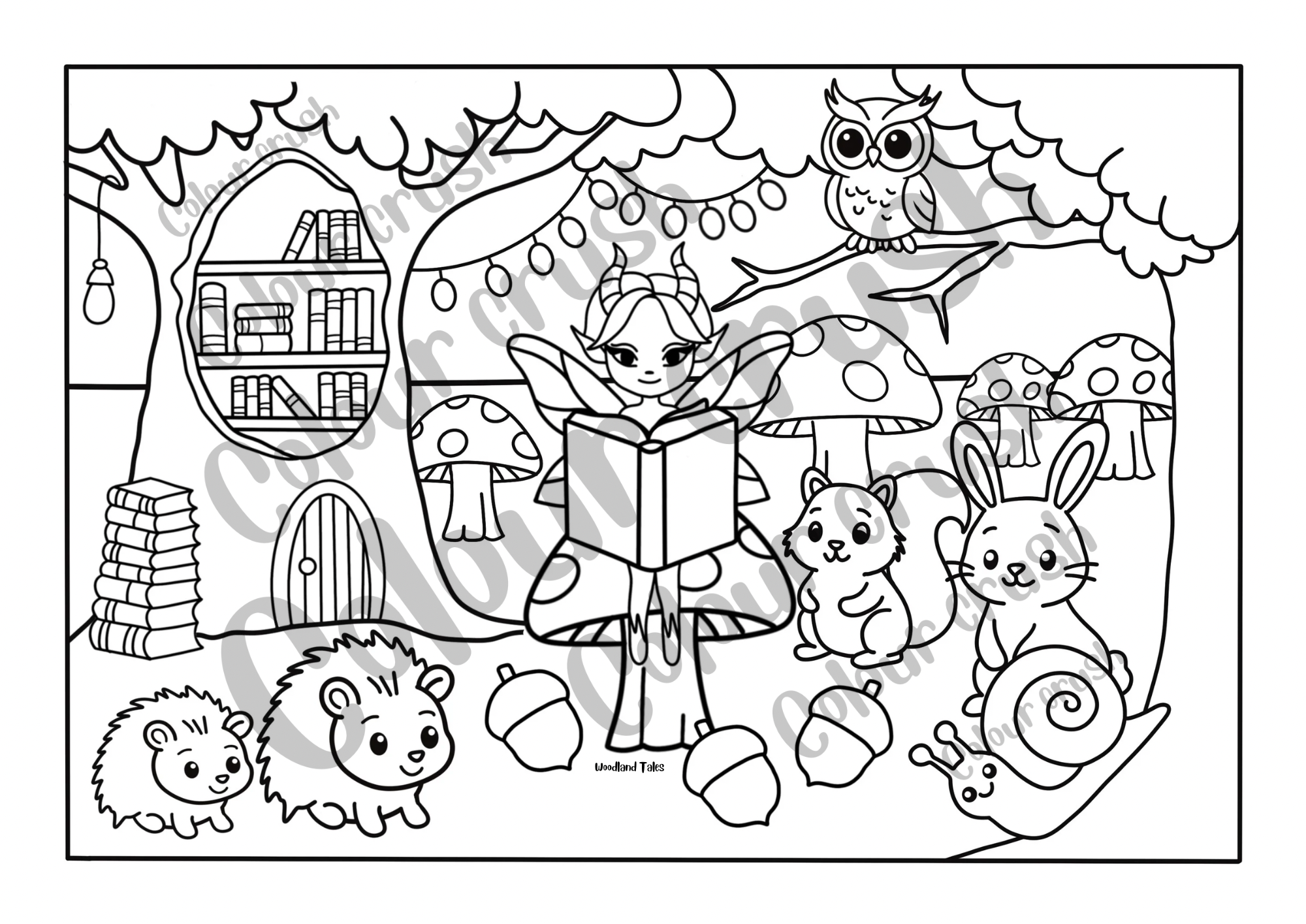 Fairyland Colouring Book