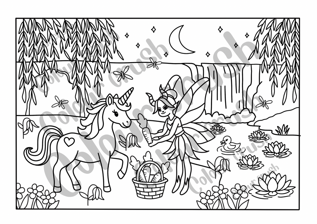 Fairyland Colouring Book