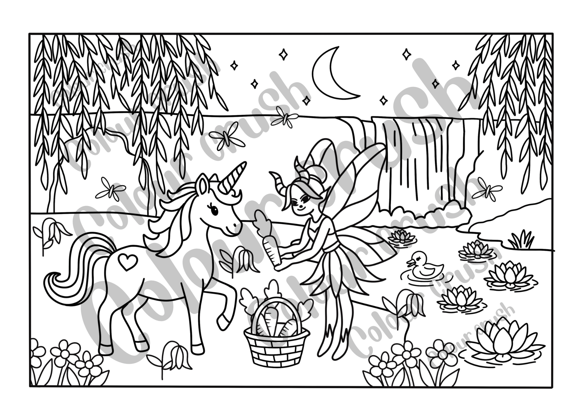 Fairyland Colouring Book