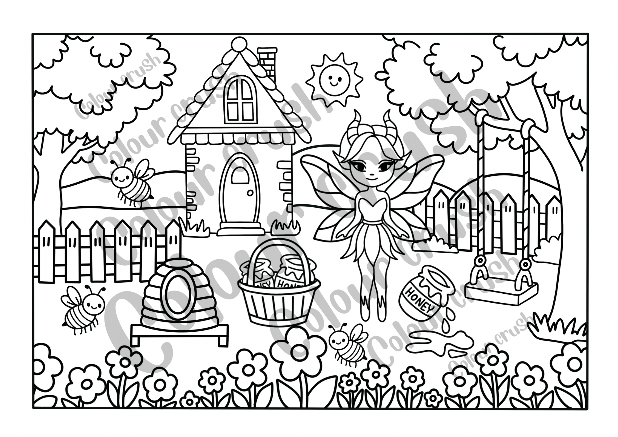 Fairyland Colouring Book