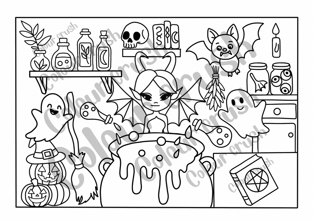 Fairyland Colouring Book