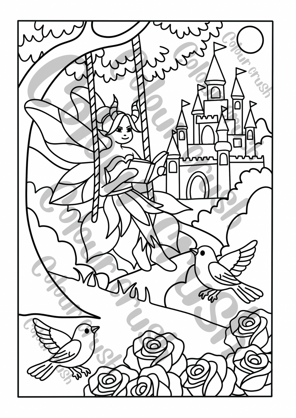 Fairyland Colouring Book