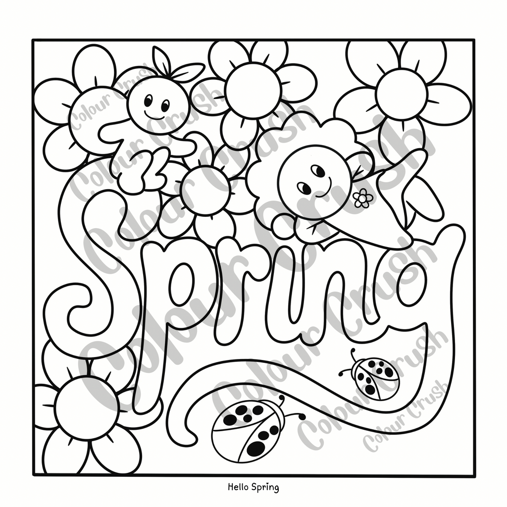 Four Seasons Colouring Book
