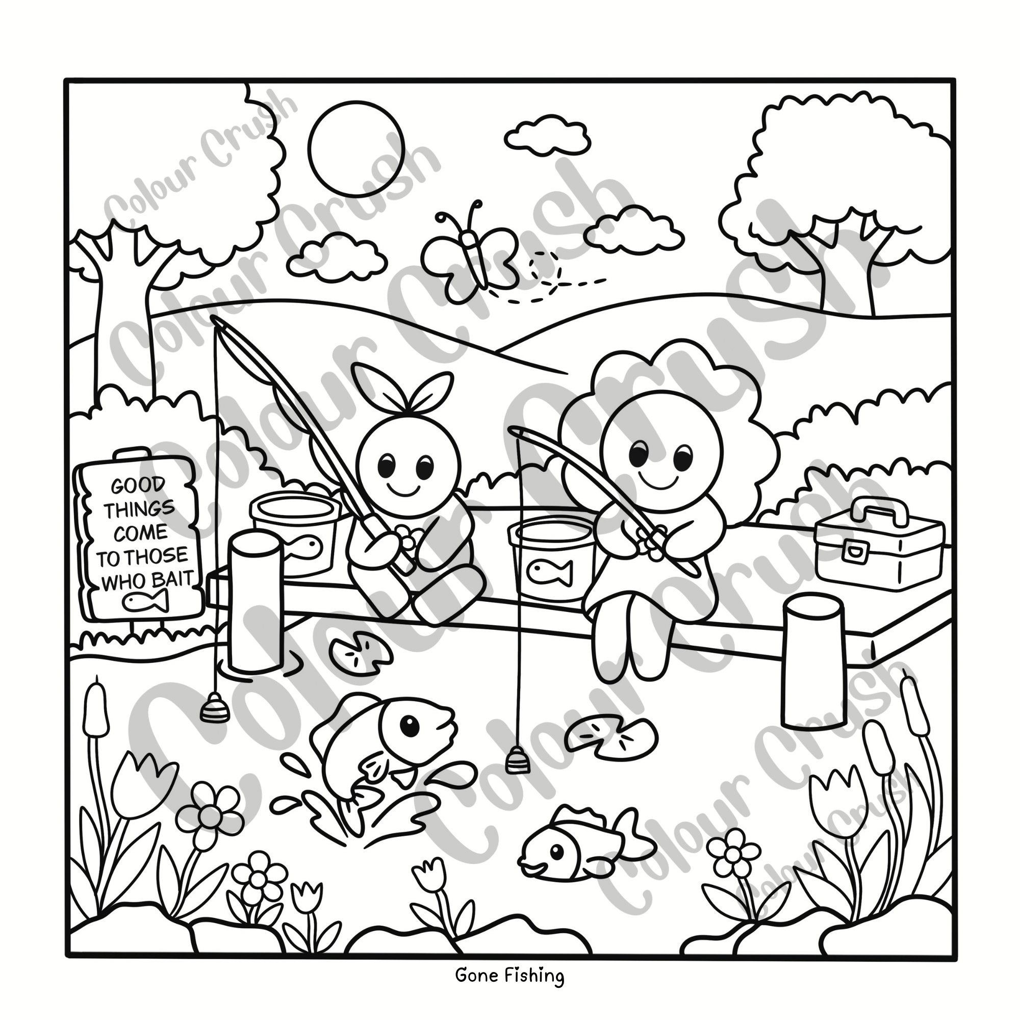 Four Seasons Colouring Book