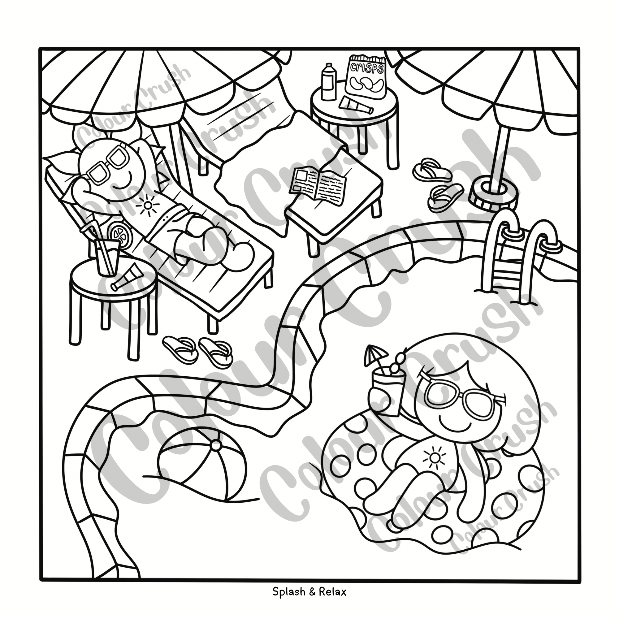Four Seasons Colouring Book
