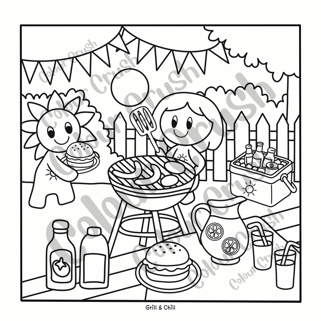 Four Seasons Colouring Book