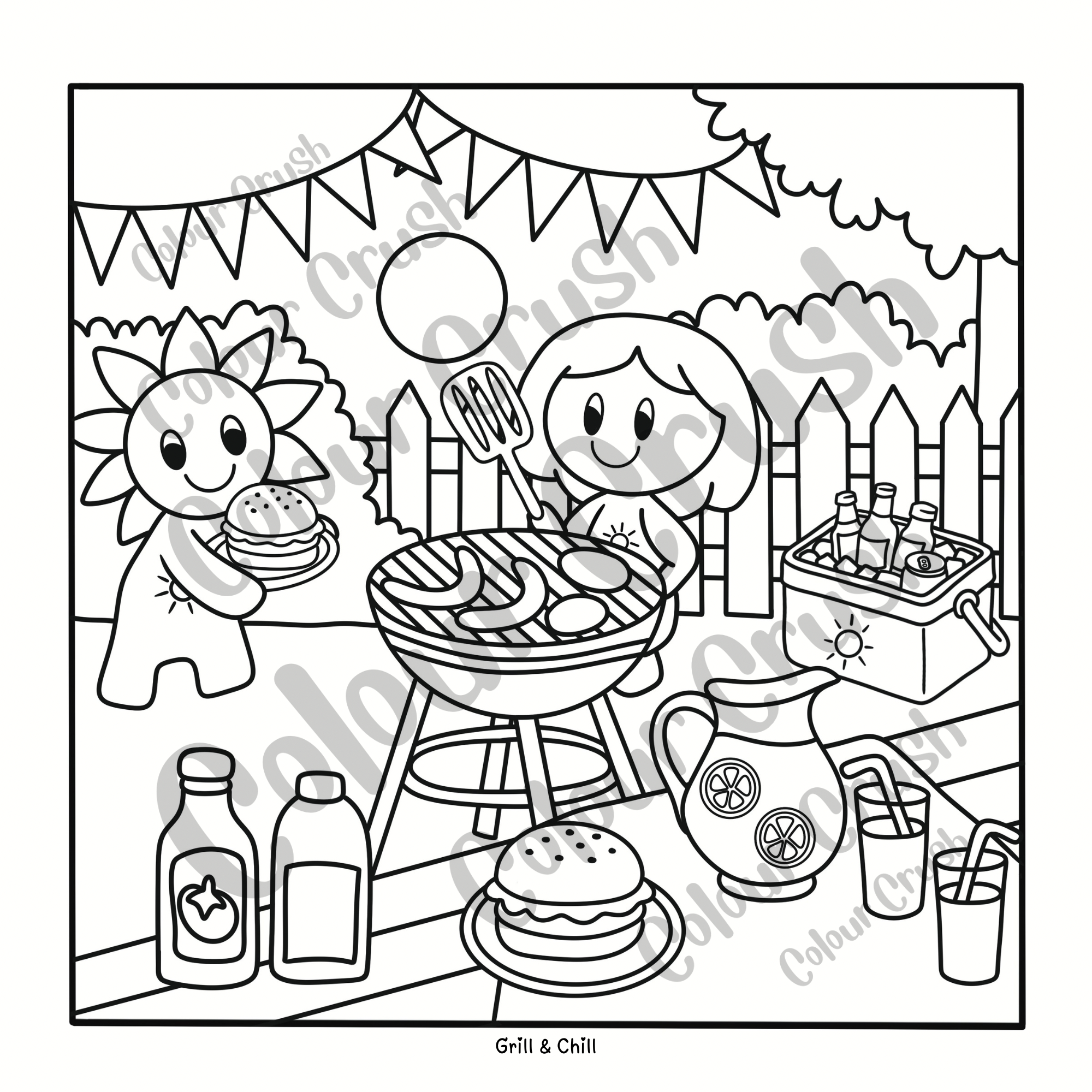 Four Seasons Colouring Book