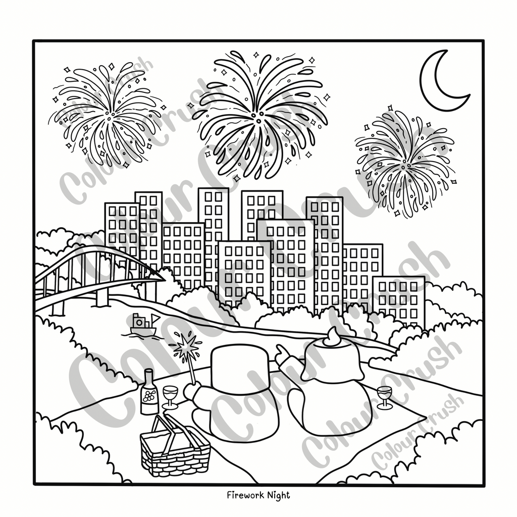 Four Seasons Colouring Book