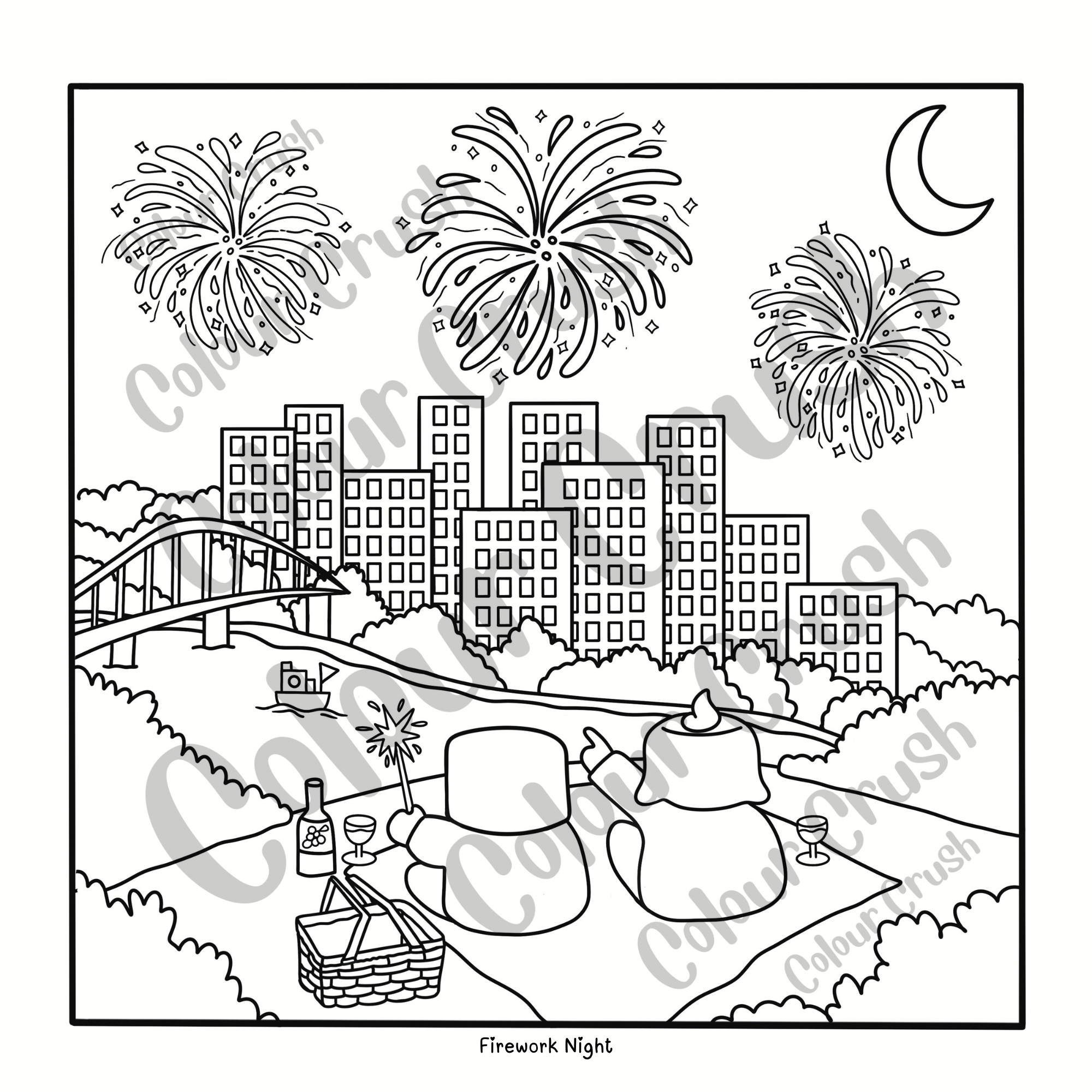 Four Seasons Colouring Book