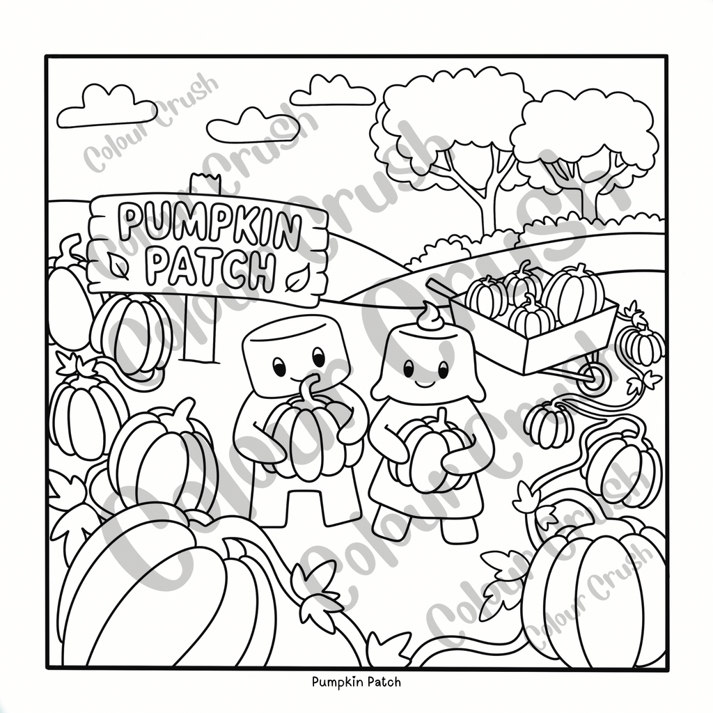 Four Seasons Colouring Book