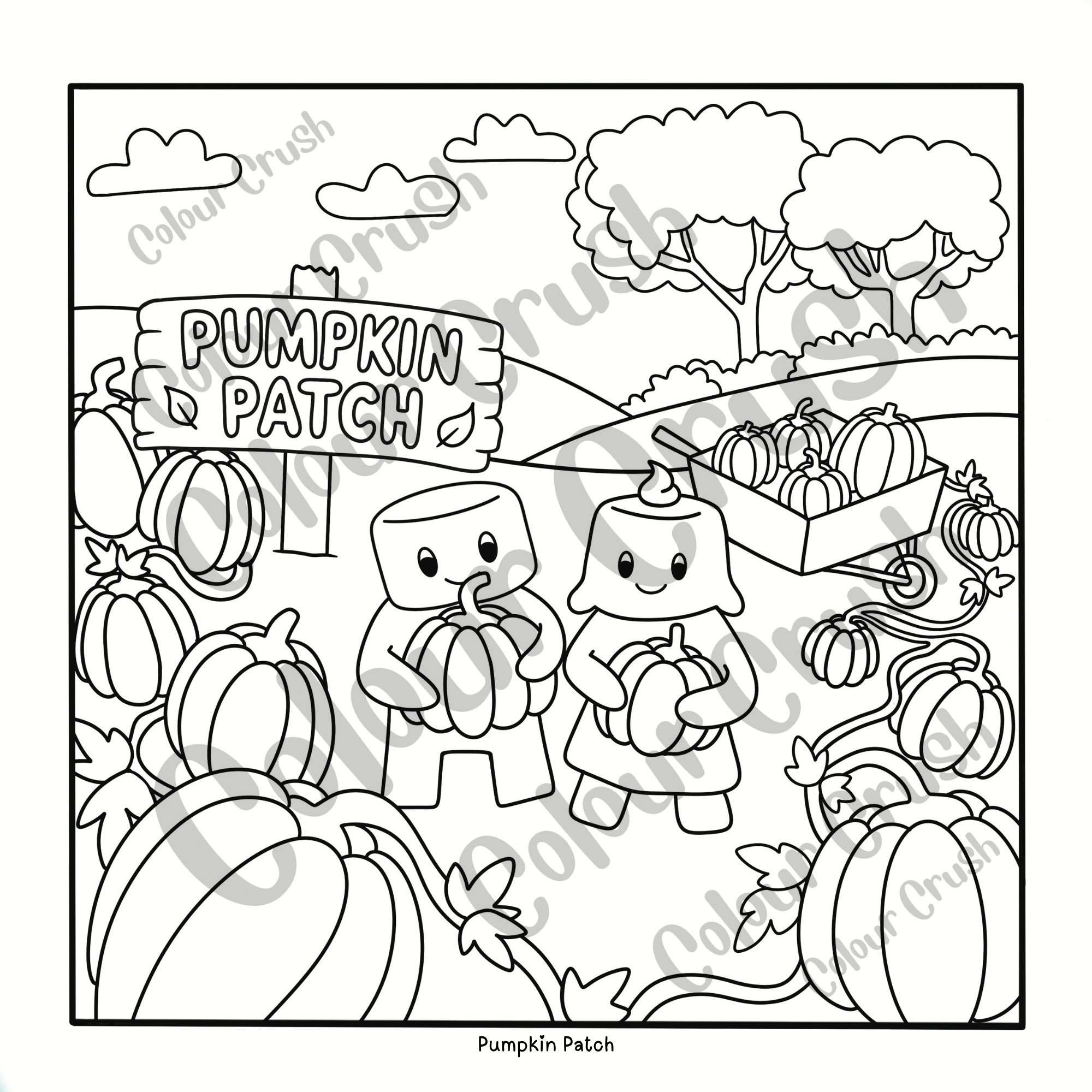 Four Seasons Colouring Book