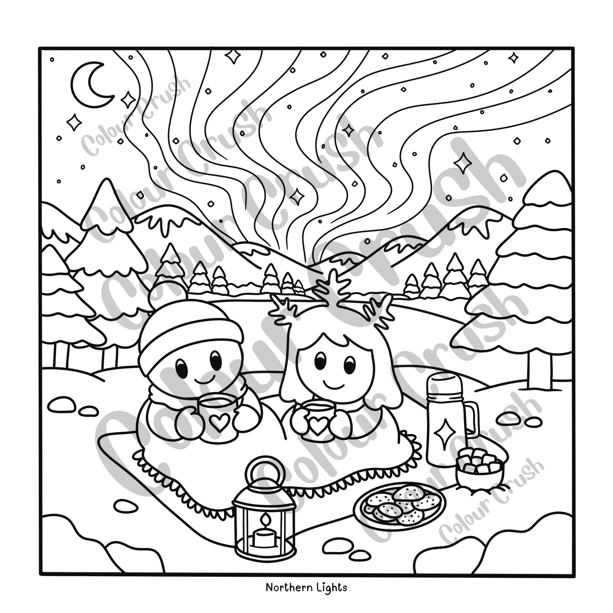 Four Seasons Colouring Book