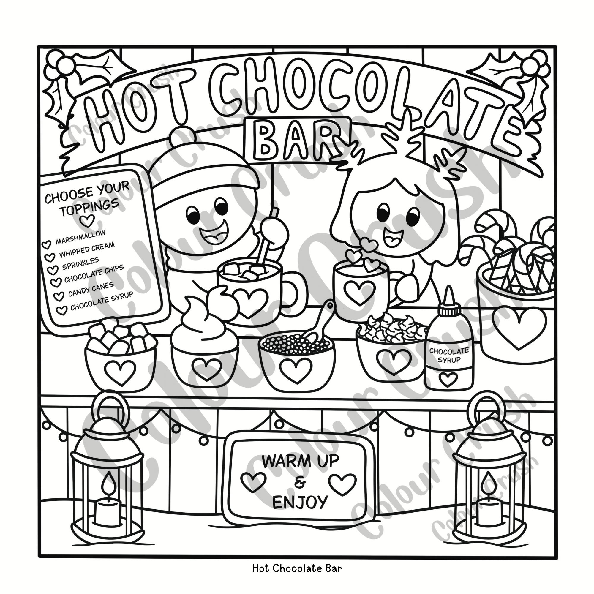 Four Seasons Colouring Book