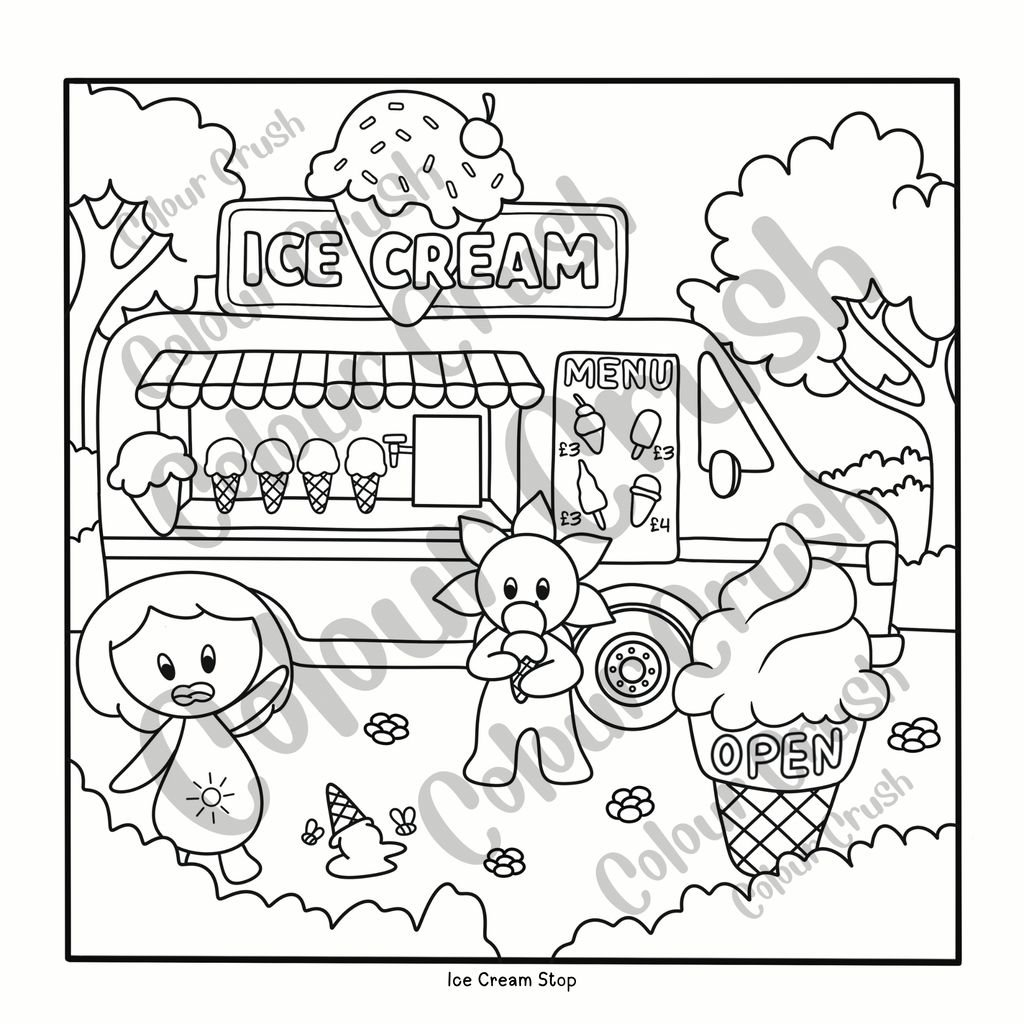 Four Seasons Colouring Book