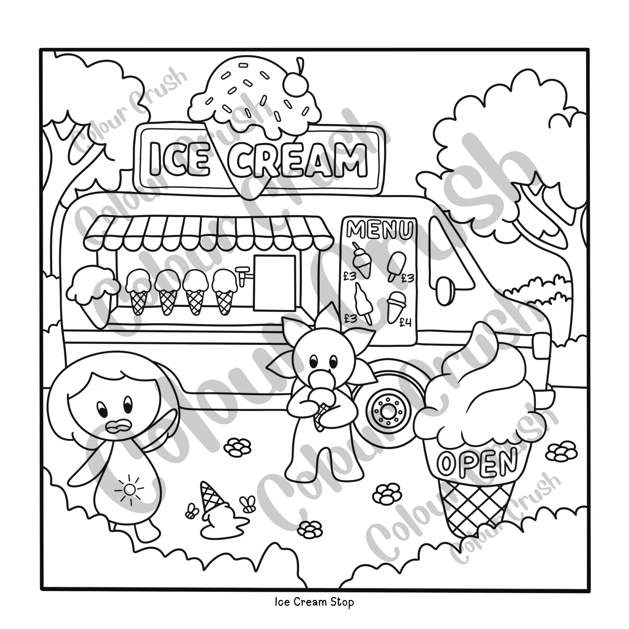 Four Seasons Colouring Book