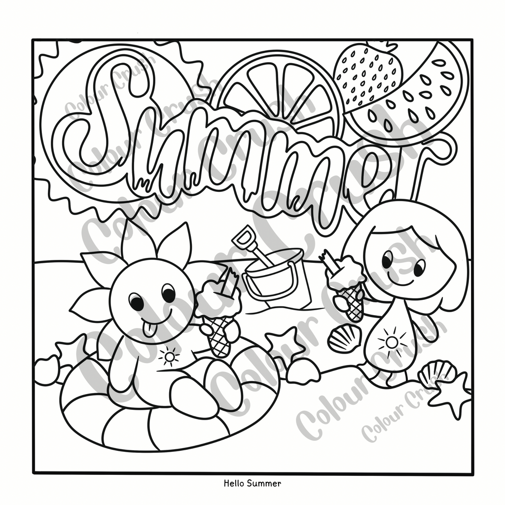 Four Seasons Colouring Book