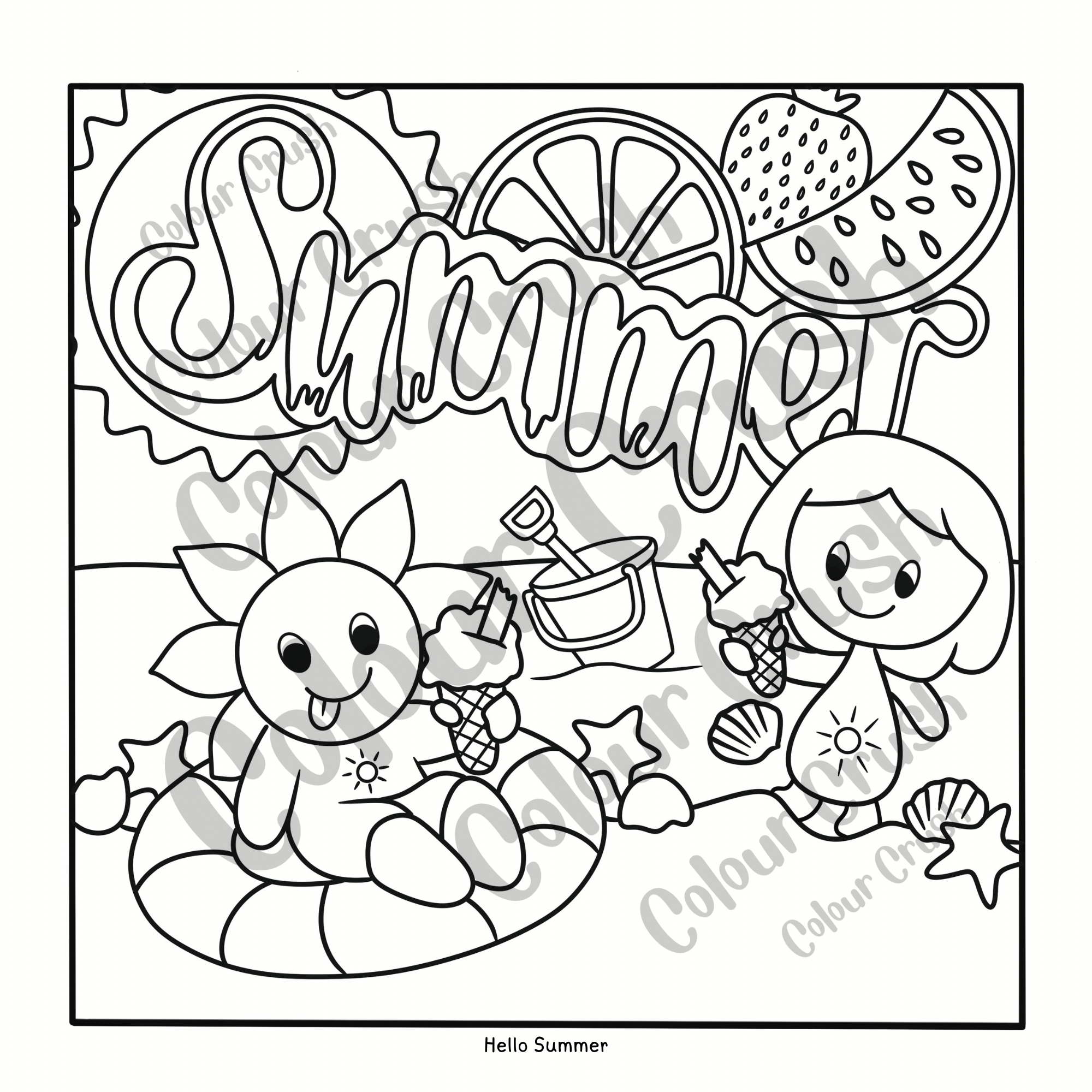 Four Seasons Colouring Book
