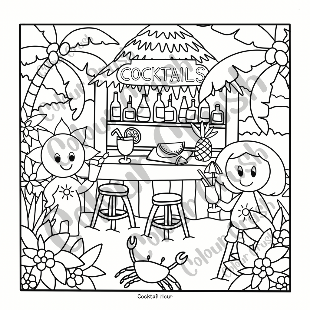 Four Seasons Colouring Book