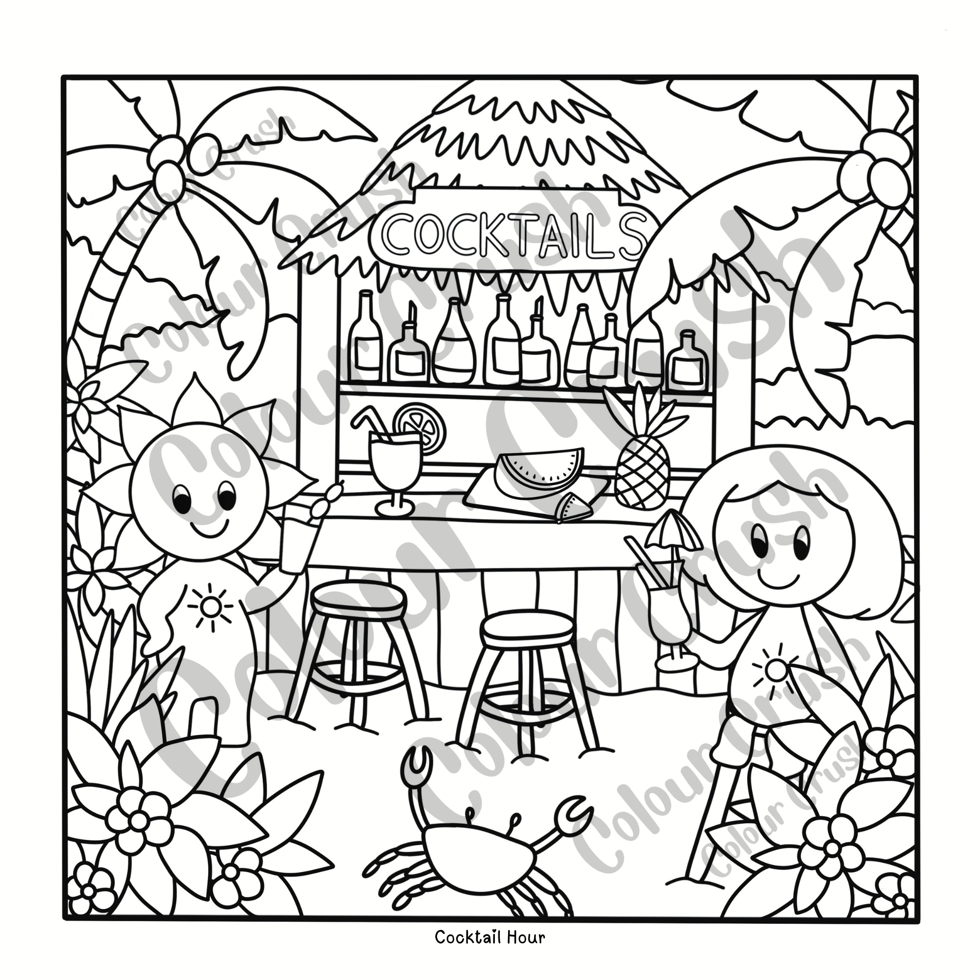 Four Seasons Colouring Book