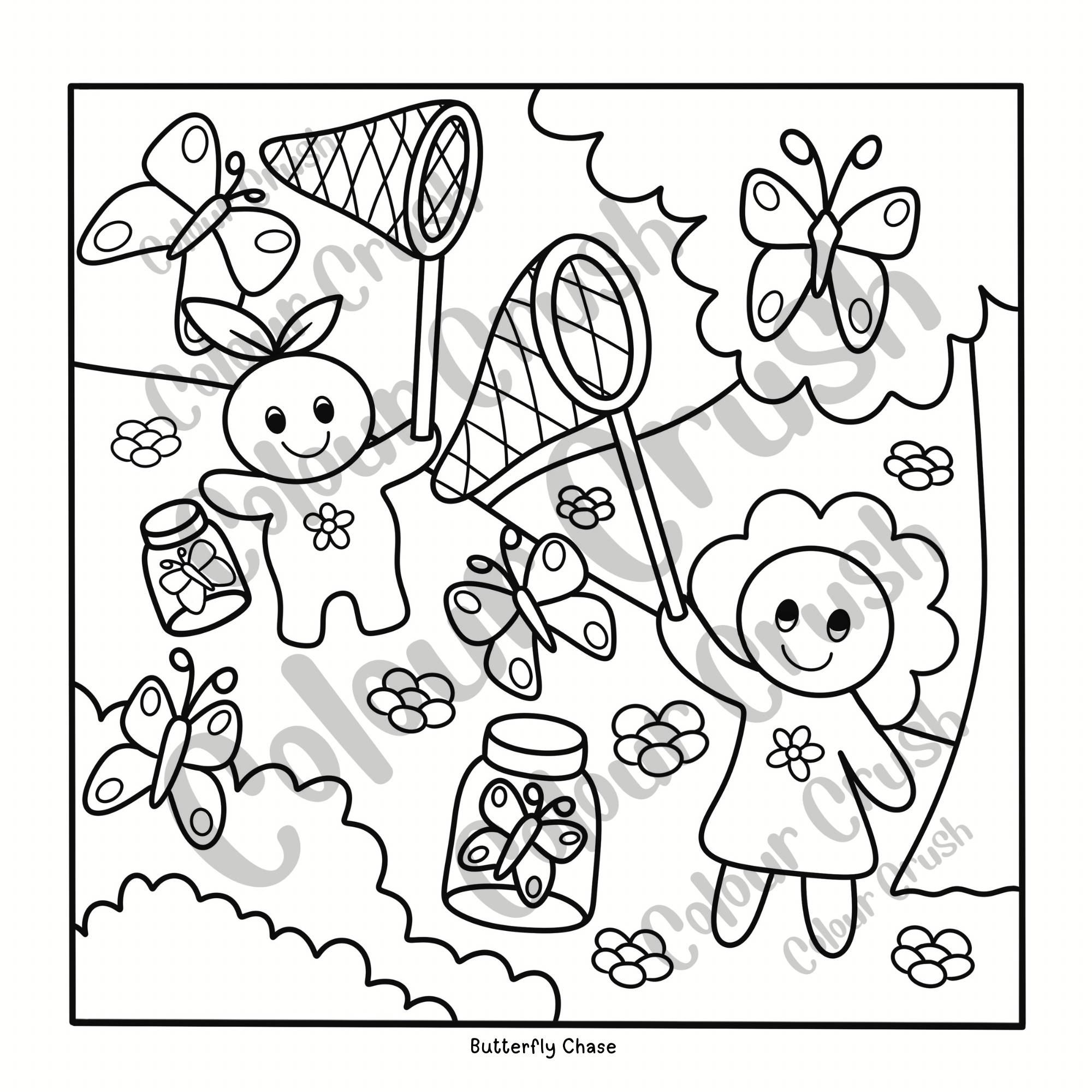 Four Seasons Colouring Book