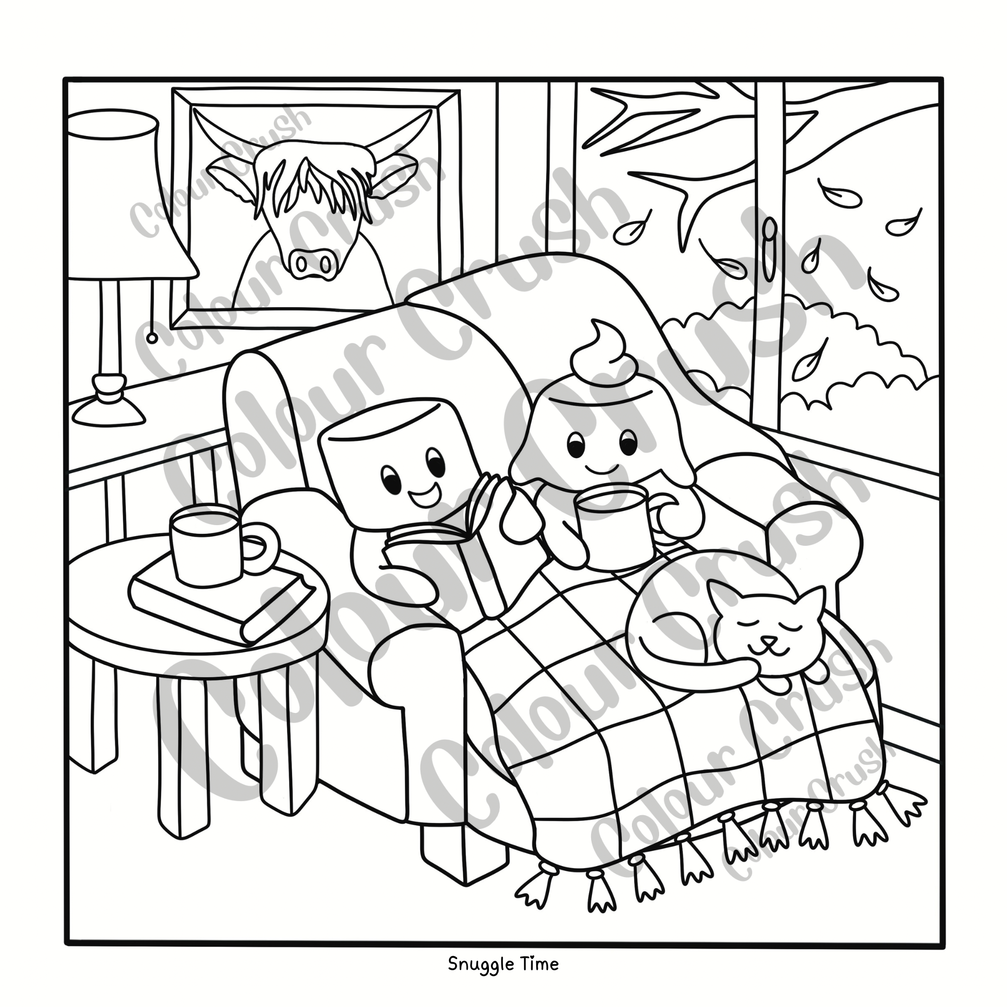 Four Seasons Colouring Book