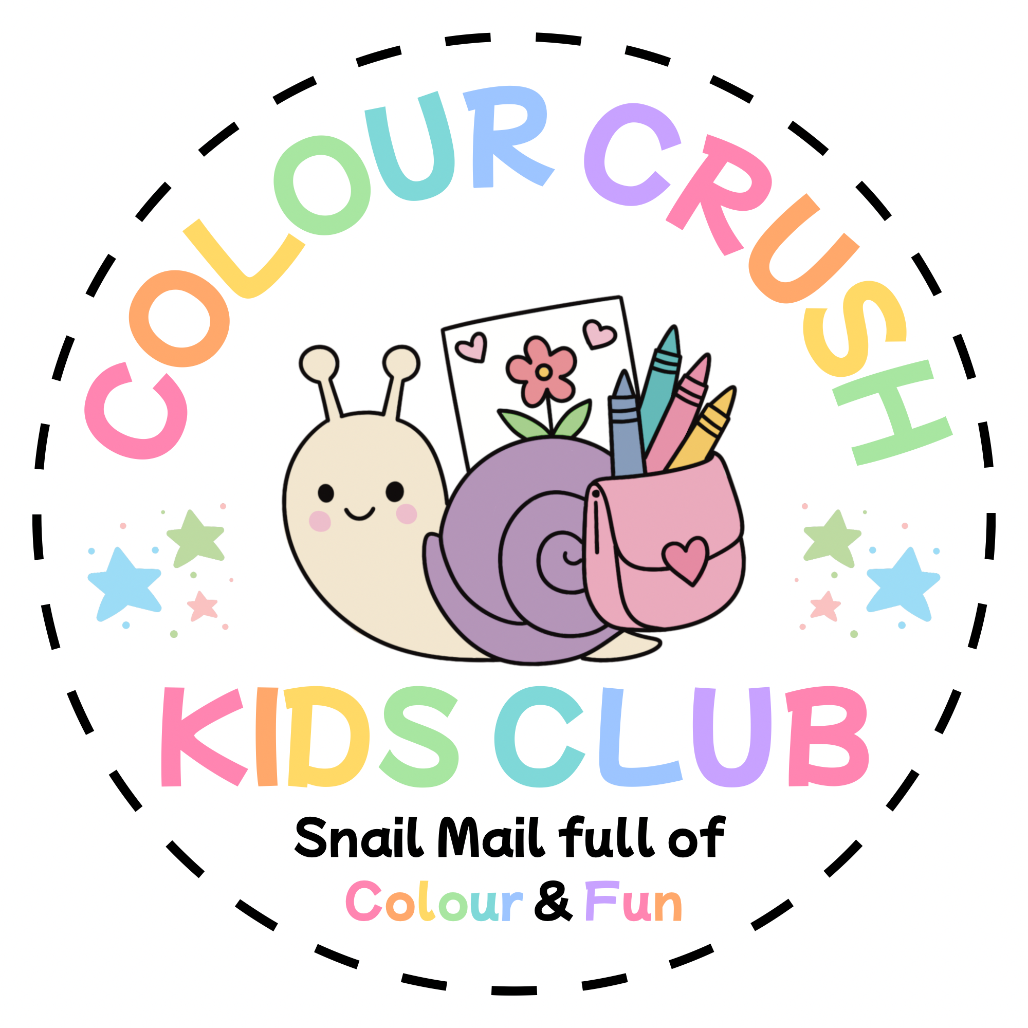 Colouring Snail Mail Monthly Subscription (UK)