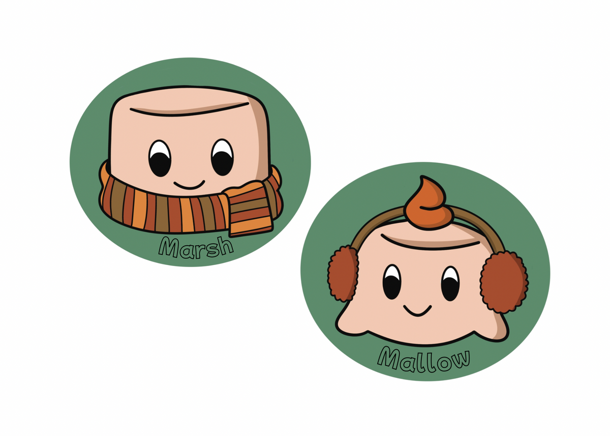 Marsh & Mallow Acrylic Clips (RESTOCK COMING)