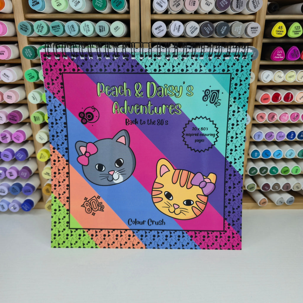 Peach & Daisy's 80's Colouring Book